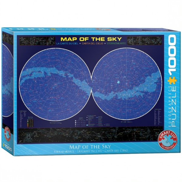 Mapa nieba, 1000el. (Smart Cut Technology) - Sklep Art Puzzle